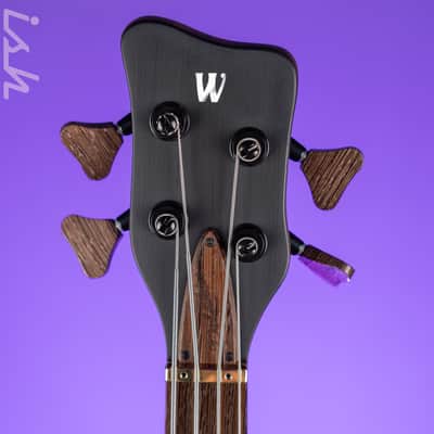 Ish x Warwick Dolphin SN TCS Custom Shop Endangered Species 4-String Bass Wenge Fretboard image 5