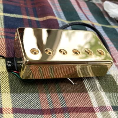 Gold Ernie Ball Music Man Luke "HT" Humbucker Bridge Pickup, 52mm, Hot Treble image 2