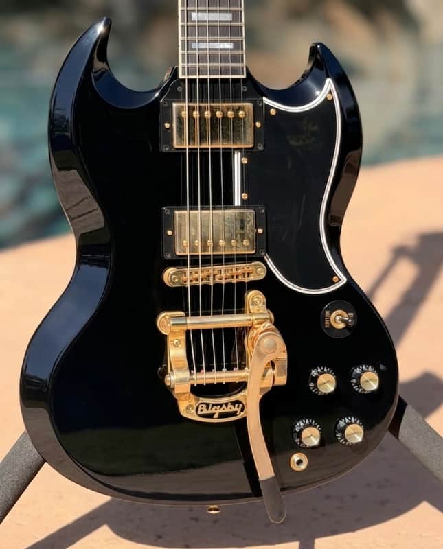 Gibson SG Custom with Bigsby 2019 - Present - Ebony
