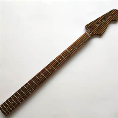 Zebra Wood Bass Guitar Neck,20-Fret image 2
