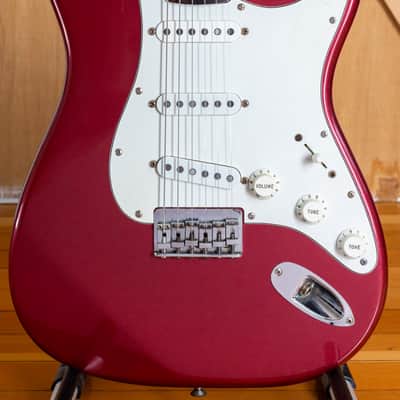 1981 Fender USA Stratocaster Hardtail Burgundy Mist refin - original pickups - original hardcase image 2