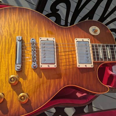 2025 Gibson Custom Shop PSL  '59 Les Paul Reissue - LPR9 - Ice Tea - No Pickguard image 8