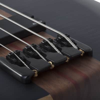 Schecter Charles Berthoud CB-4 LH - See Thru Black Satin (2872) image 13
