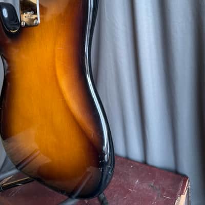 Vintage 1970s Ibanez P Bass Challenger - Sunburst Finish - MIJ - Lawsuit era - w/ Ibanez HSC image 12
