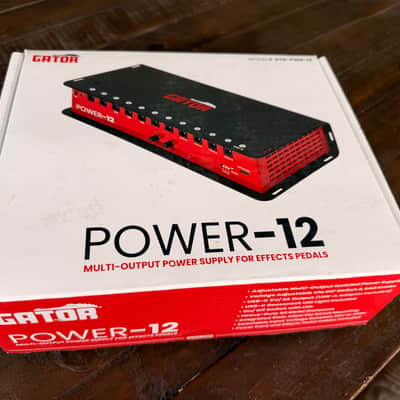 Gator GTR-PWR-12 Power 12 Isolated Pedalboard Power Supply – Mint / Unused image 1