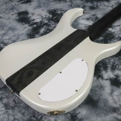 Vintage Modulus Bass Left Handed Pearl White 1983 image 9