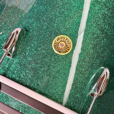 Gretsch USA Custom 3pc Drum Set 22/12/16 Cadillac Green Sparkle - DCP Exclusive! image 6