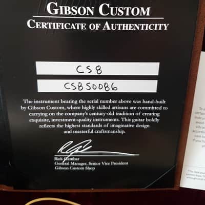 Gibson CS8 50's Style Les Paul Standard VOS Custom Shop R8 reissue 1958 2015 Bourbon Burst image 11