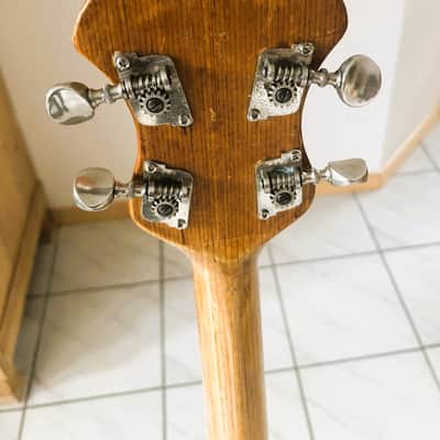 Framus 5 string banjo, long neck, Texan model 1973 - brown image 16
