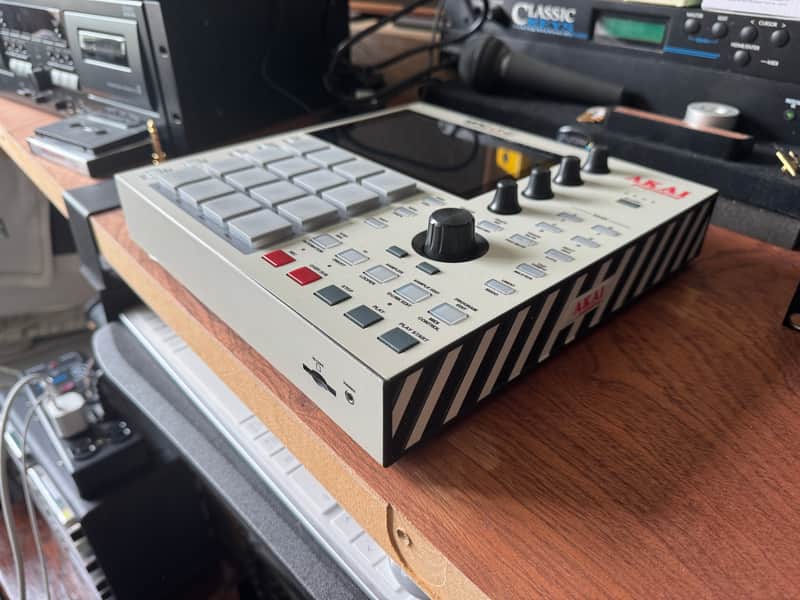 Akai MPC One Standalone MIDI Sequencer 2020 - Present - Black with Retro Skin and Upgraded Pads! image 1