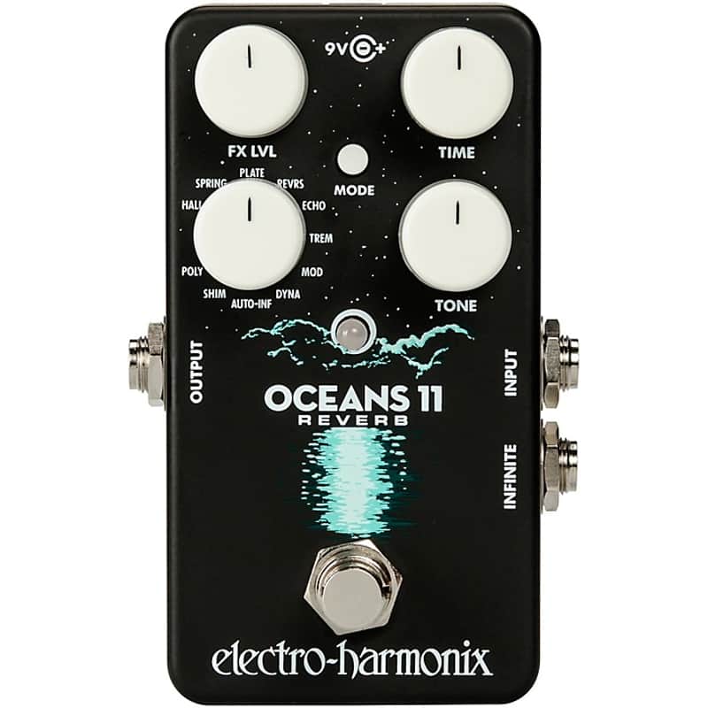 Electro Harmonix Oceans 11 Reverb Effects Pedal image 1