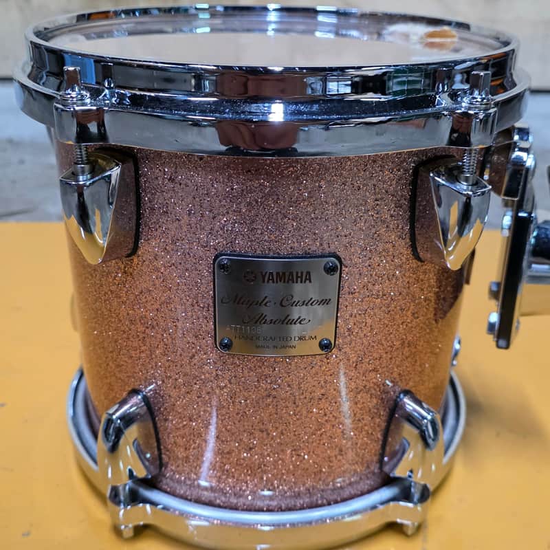Yamaha Maple Custom Absolute 8×8" Rack Tom -Pink Champagne (Special Color)- image 1