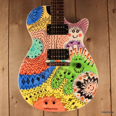 Gretsch Custom art guitar Ignite Jet Club HH " Happy Together " image 3