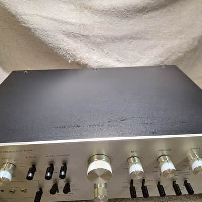 H.H. Scott Alpha 1 Preamp Recapped/Working Alpha 1 Late 1970's - Silver/Aluminum image 5