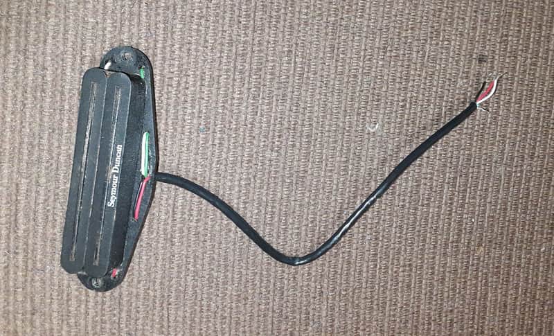 Old design Seymour Duncan Hot Rails bridge pickup image 1