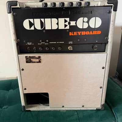 Roland Cube 60 CK-60 1x12 Keyboard Combo Amplifier 1980s - Silver image 3