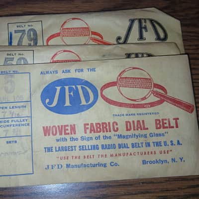 NOS Radio Dial Belts - Qty 34 image 2