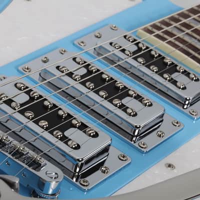Schecter Ultra-III Electric Guitar. Vintage Blue (VBLU) image 15