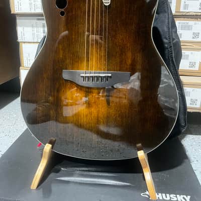 Ovation Applause AE44II Elite, Mid-depth Acoustic-Electric Guitar - Vintage Varnish w/ Gig Bag image 3