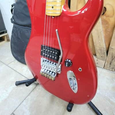 Vintage Kramer Pacer USA Made Circa 1982, Candy Apple Red, "Strat" Headstock w/Bag image 2