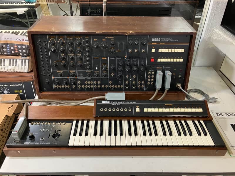 Rick Wakeman's Korg PS-3200 Polyphonic Synthesizer + PS-3010 Keyboard Controller +  PS-3060 Remote Controller