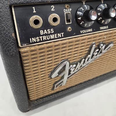 Fender Bassman 2-Channel 50-Watt Guitar Amp Head 1964 - 1967 - Black Panel (AS-IS) C013-A4 image 2