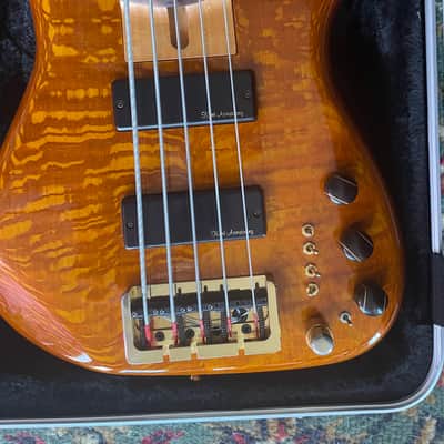 U.S. Masters Guitar Works 5 String Bass Fretless Natural image 3
