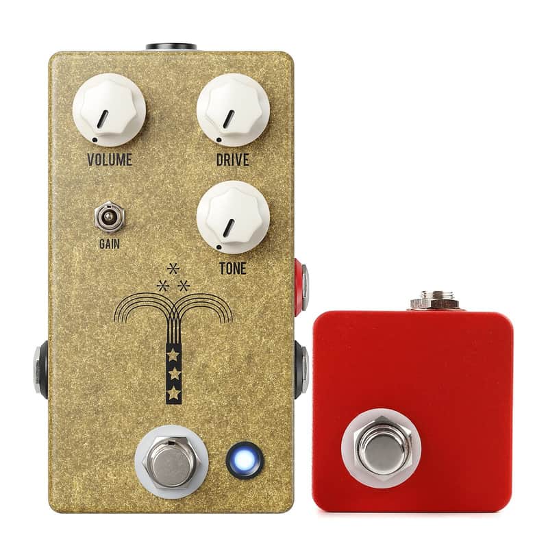 JHS Morning Glory V4 Overdrive & Red Remote Pedal image 1