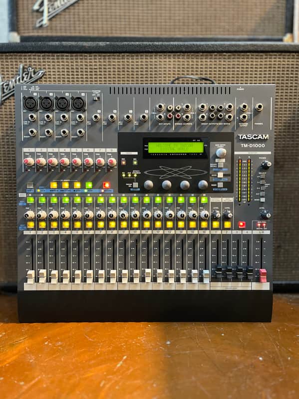Tascam TM-D1000 Digital Mixer Late 1990's W/Original Power Supply