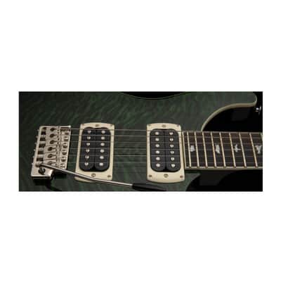 PRS SE Custom 24 Quilt Electric Guitar HH with Quilted Maple Top and 85/15 S Pickups (Teal Black) image 7
