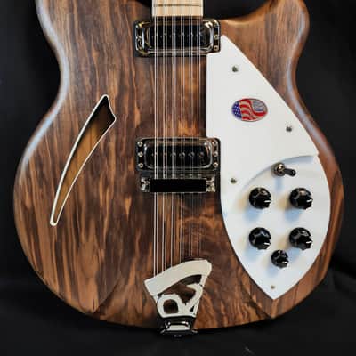 Rickenbacker 360/12 Walnut 12-String Hollowbody Guitar, Maple FB, Stereo, HSC image 1