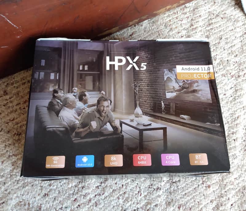 HPX HPX5 - Black Projector Android 11.0 image 1