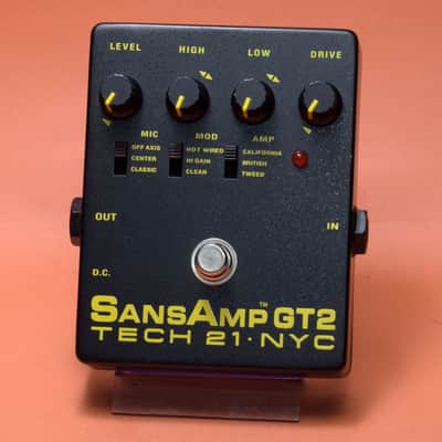 Tech 21 SansAmp GT2 Tube Amp Emulation Pedal | Reverb