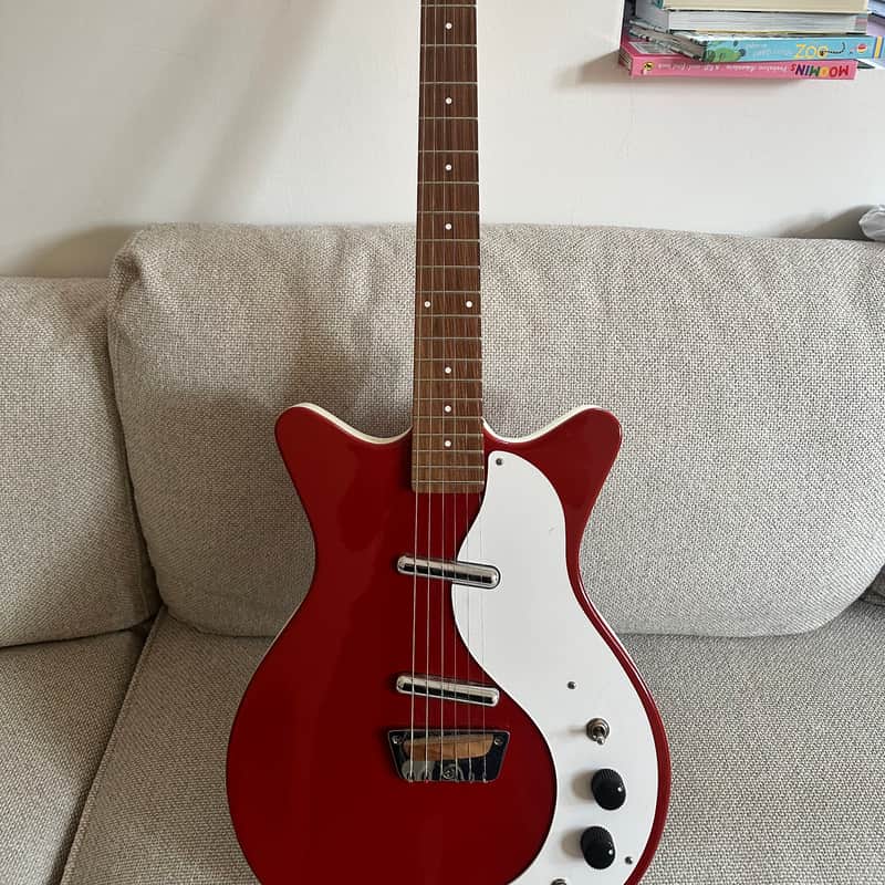 2018 Danelectro Stock ’59 DC Vintage Red