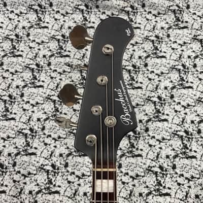 Bacchus DX4 Jazz Bass Black Woodgrain MIJ image 4