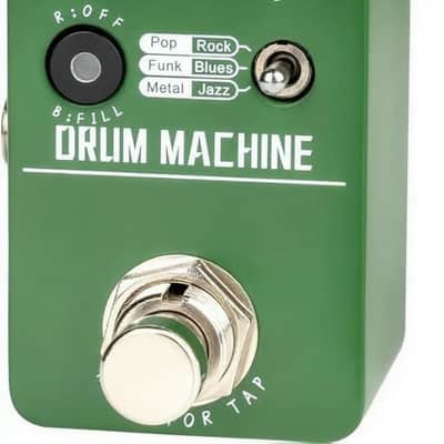 Drum Machine Guitar Pedal Drum Pedal with Real-Time FILL Function, Guitar Effect Pedal with 48 Drum Grooves 6 Music Styles & Tap Tempo EQ Presets, 44.1kHz/24Bit Mini Pedal image 3