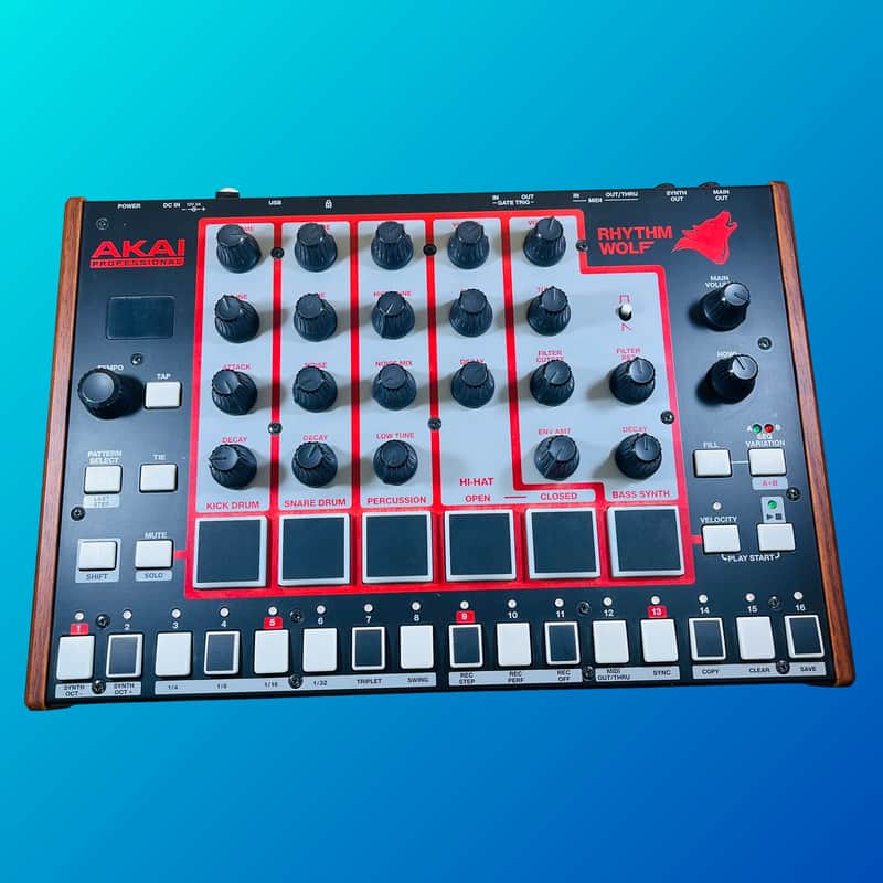 Akai Rhythm Wolf Analog Drum Machine and Bass Synthesizer image 1