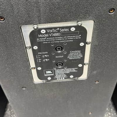JBL VERTEC 4880 DUAL 18" Sub Line Array Element W/Dolly & Cover (LOT OF 10) image 7