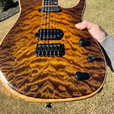TW Smith Guitars Apex 2026 - Tobacco burst Quilted maple image 12