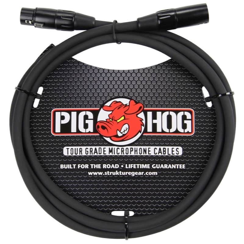Pig Hog PHM6 Tour Grade XLR Male to Female Mic Cable - 6' image 1
