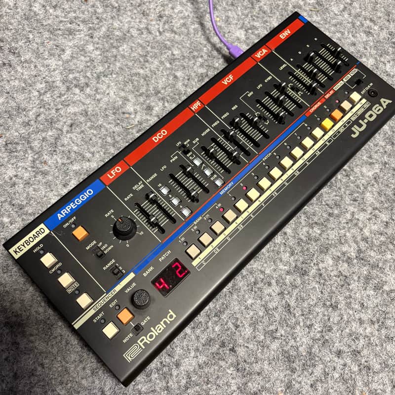 Roland JU-06A Boutique Series Synthesizer Module 2019 - Present - Black image 1