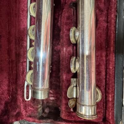Argonaut Vintage Italian Flute 1960 - Silver Plated image 5