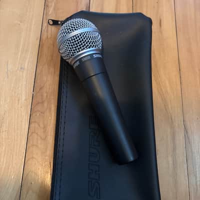 Shure SM58 Handheld Cardioid Dynamic Microphone 1984 - Present - Black image 1