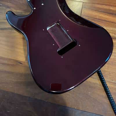 Fender MIM Standard Strat Midnight Wine Burgundy US Spec 2 7/32 Stratocaster Body image 4