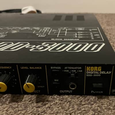 Korg SDD-3000 Digital Delay 1980s - Black image 8