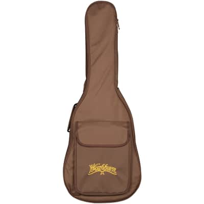 Washburn AGM5K Apprentice G-Mini 5 Grand Auditorium Acoustic Travel Guitar with Gig Bag, Natural image 11