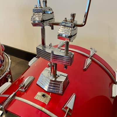 Tama Granstar Custom 5-Piece Drum Set - 1987 - Candy Apple Red - with Hard Shell Cases image 19