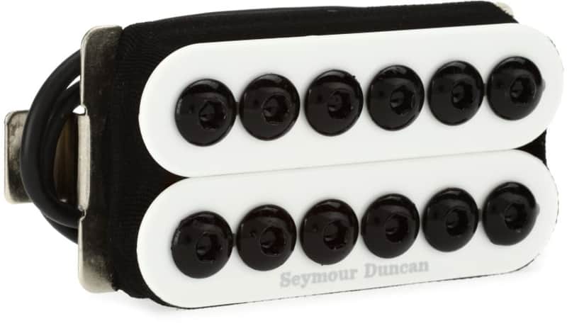 Seymour Duncan SH-8 Invader Bridge Humbucker Pickup - White (InvaderBWhtd1) image 1