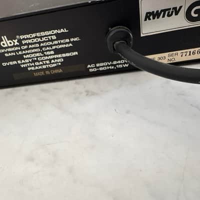 dbx 166 2-Channel Dynamics Processor 1980s - Black image 11