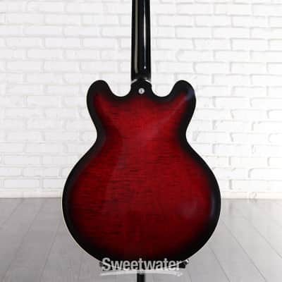 Gibson ES-335 Figured Semi-hollowbody Electric Guitar - Blood Moon Burst (ES35F00MNNHd1) image 3